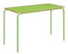 Crushed Bent Table: Colour Collection-Classroom Furniture, Classroom Table, Metalliform, Table-1100x550-46cm (3-4 Years)-Tangy Green-Learning SPACE