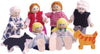 Doll Family-Bigjigs Toys, Dolls & Doll Houses, Gifts For 2-3 Years Old, Imaginative Play, Nurture Room, Small World, Stock-Learning SPACE