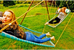 Double Swing Frame - EN1176 Certified-Outdoor Swings, Playground Equipment, Seasons, Stock, Summer, Teen & Adult Swings-Learning SPACE