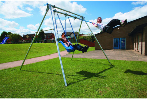 Double Swung Frame-Adapted Outdoor play, AllSensory, Baby Swings, Helps With, Outdoor Swings, Seasons, Sensory Seeking, Stock, Summer, Teen & Adult Swings, Vestibular-Learning SPACE