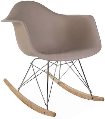 Eames Style Rocking Arm Chair-Calming and Relaxation, Helps With, Matrix Group, Movement Chairs & Accessories, Nurture Room, Seating, Sensory Room Furniture-Stone-Learning SPACE