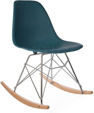 Eames Style Rocking Side Chair-Matrix Group, Movement Chairs & Accessories, Nurture Room, Seating, Sensory Room Furniture-Seafoam-Learning SPACE