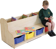 Early Years Reading Nook-Bookcases, Children's Wooden Seating, Modular Seating, Nooks, Seating, Sensory Room Furniture, Storage, Trays-Learning SPACE