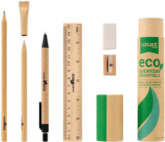 Eco Essentials - Set of 6 Stationery Set-Arts & Crafts, Back To School, Drawing & Easels, Early Arts & Crafts, Eco Friendly, Maths, Premier Office, Primary Arts & Crafts, Primary Literacy, Primary Maths, Seasons, Shape & Space & Measure, Stationery-Learning SPACE