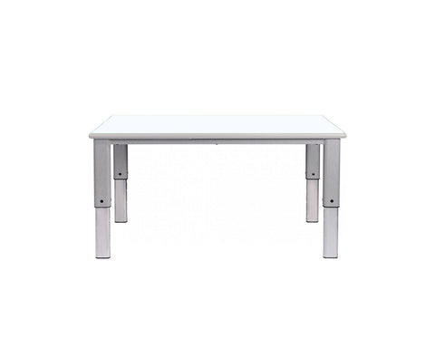 Elite Height Adjustable Table - Rectangle-Classroom Table, Height Adjustable, Metalliform, Table-White-Learning SPACE