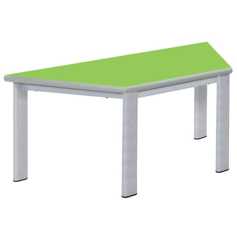 Elite Static Height Table - Trapezoidal-Classroom Table, Metalliform, Table-Tangy Green-640mm - 8-11 Years-Learning SPACE