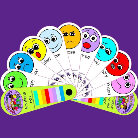 Emotions Fan-Additional Need, Bullying, Calmer Classrooms, communication, Communication Games & Aids, Emotions & Self Esteem, Fans & Visual Prompts, Helps With, Neuro Diversity, Play Doctors, Primary Literacy, PSHE, Social Emotional Learning, Social Stories & Games & Social Skills, Stock-Learning SPACE