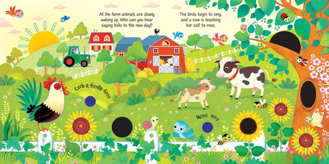 Farm Sounds - Noisy Book-AllSensory, Baby Books & Posters, Baby Musical Toys, Baby Sensory Toys, Early Years Books & Posters, Early Years Literacy, Farms & Construction, Helps With, Imaginative Play, Music, Sensory Seeking, Sound, Stock, Usborne Books-Learning SPACE