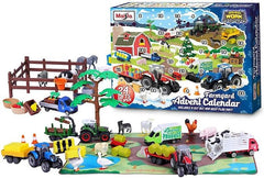 Farm Themed Advent Calendar - 24 Toys-Christmas, Farms & Construction, Gifts For 3-5 Years Old, Imaginative Play, Seasons, Tobar Toys-Learning SPACE