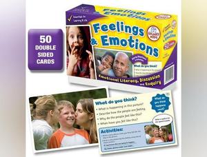 Feelings & Emotions Cards-Card Games-Additional Need, Bullying, communication, Communication Games & Aids, Down Syndrome, Early years Games & Toys, Emotions & Self Esteem, Helps With, Neuro Diversity, Primary Games & Toys, Primary Literacy, PSHE, SmartKids, Social Emotional Learning, Social Stories & Games & Social Skills, Specialised Books, Stock, Teen Games-Learning SPACE
