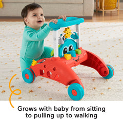 Fisher-Price 2 Sided Steady Speed Walker-Baby Cause & Effect Toys, Baby Sensory Toys, Baby Toys, Baby Walker, Fisher Price-Learning SPACE