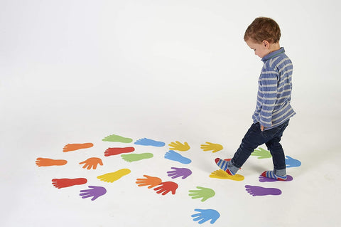 Foot Marks Set Of 6 Pairs-Active Games, Additional Need, Balancing Equipment, EDX, Games & Toys, Gross Motor and Balance Skills, Stepping Stones, Stock-Learning SPACE