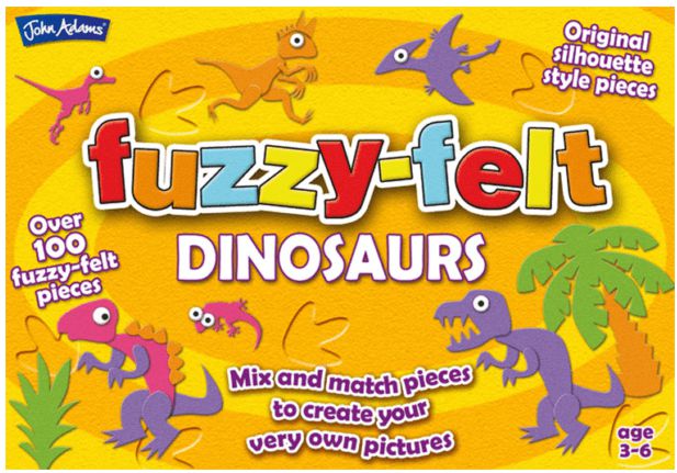 Fuzzy Felt - Dinosaur-Dinosaurs. Castles & Pirates, Imaginative Play, John Adams, Pretend play-Learning SPACE