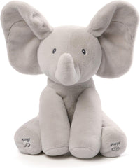 GUND Flappy the Interactive Elephant-AllSensory, Baby Sensory Toys, Baby Soft Toys, Comfort Toys, Gifts For 1 Year Olds, Helps With, Sensory Seeking-Learning SPACE