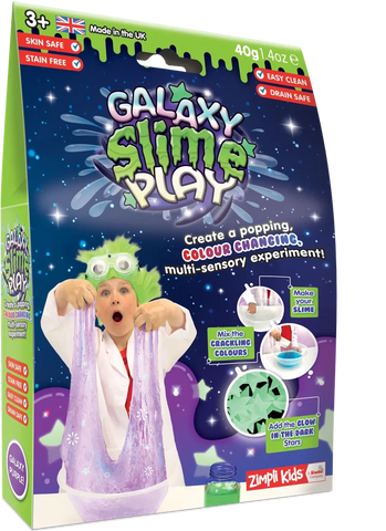 Galaxy Slime Play-Glow in the Dark, Messy Play, Slime, Stock-Learning SPACE