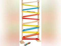 Giant Marble Run and Click Clack Track-Building Toys-AllSensory, Cause & Effect Toys, Small Foot Wooden Toys, Stock, Tracking & Bead Frames, Visual Sensory Toys-Learning SPACE