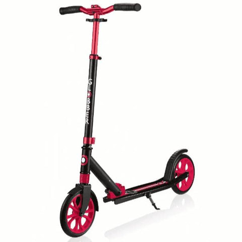 Globber NL 205 - Big 2 Wheeled Foldable Scooter - Black / Red-Additional Need, Exercise, Globber Scooters, Gross Motor and Balance Skills, Helps With, Ride & Scoot, Ride On's. Bikes & Trikes, Scooters-Learning SPACE