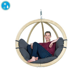 Globo Wooden Hanging Chair-Children's Wooden Seating, Hammocks, Indoor Swings, Movement Chairs & Accessories, Seating, Stock-Learning SPACE