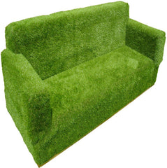 Grass Sofa-Children's Wooden Seating, Forest School & Outdoor Garden Equipment, Nature Learning Environment, Nature Sensory Room, Outdoor Furniture, Seating, Sensory Garden, Sofa, Stock-Learning SPACE