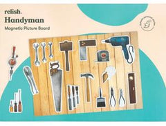 Handyman Magnetic Picture Board by Relish for Dementia-Early Education & Smart Toys-Additional Need, Additional Support, Dementia, Maths, Memory Pattern & Sequencing, Primary Maths, Primary Travel Games & Toys, Table Top & Family Games, Teen Games-Learning SPACE