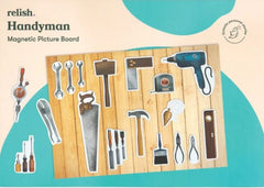 Handyman Magnetic Picture Board by Relish for Dementia-Early Education & Smart Toys-Additional Need, Additional Support, Dementia, Maths, Memory Pattern & Sequencing, Primary Maths, Primary Travel Games & Toys, Table Top & Family Games, Teen Games-Learning SPACE