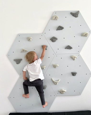 Hexagonal Indoor Climbing Wall-Additional Need, Gross Motor and Balance Skills, Helps With, Sensory Climbing Equipment, Strength & Co-Ordination-Learning SPACE