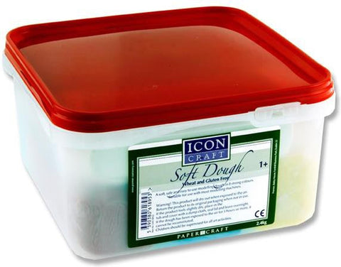 Icon Craft Tub Of 8x300g Soft Dough-AllSensory, Art Materials, Arts & Crafts, Craft Activities & Kits, Crafty Bitz Craft Supplies, Early Arts & Crafts, Messy Play, Modelling Clay, Nurture Room, Primary Arts & Crafts, Sensory Processing Disorder, Stock, Tactile Toys & Books-Learning SPACE
