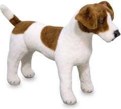 Jack Russell Terrier Dog Giant Stuffed Animal-Baby Soft Toys, Comfort Toys, Dolls & Doll Houses, Gifts For 3-5 Years Old, Imaginative Play-Learning SPACE