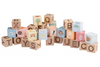 Jouéco® - Alphabet blocks with bag-Building Blocks, Learn Alphabet & Phonics, Stacking Toys & Sorting Toys-Learning SPACE