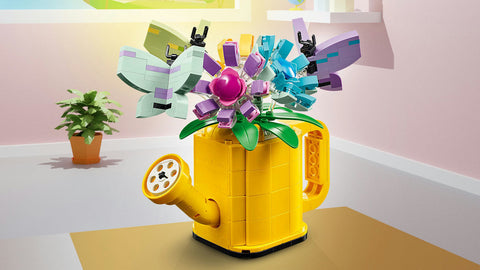 LEGO® Creator 3in1 Flowers in Watering Can-Building Blocks, Fine Motor Skills, Gifts for 8+, LEGO®, Teenage & Adult Sensory Gifts-Learning SPACE
