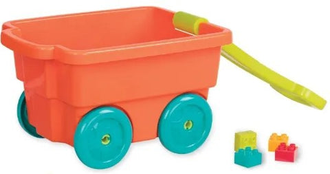 LOCBLOC Wagon - 54 Chunky Building Blocks-Additional Need, Baby & Toddler Gifts, Battat Toys, Building Blocks, Engineering & Construction, Farms & Construction, Gifts For 2-3 Years Old, Gifts For 6-12 Months Old, Gross Motor and Balance Skills, Helps With, Imaginative Play, Maths, Nurture Room, Primary Maths, S.T.E.M, Shape & Space & Measure, Stacking Toys & Sorting Toys, Stock, Strength & Co-Ordination-Learning SPACE
