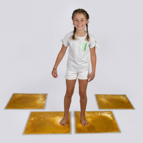 Large Glitter Filled Floor Tile-AllSensory, Lumina, Matrix Group, Sensory Floor Tiles, Sensory Flooring, Sensory Processing Disorder, Teen Sensory Weighted & Deep Pressure-Learning SPACE