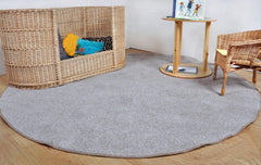 Large Round Rug (Neutral)-Cosy Direct, Neutral Colour, Plain Carpet, Round, Rugs-Learning SPACE