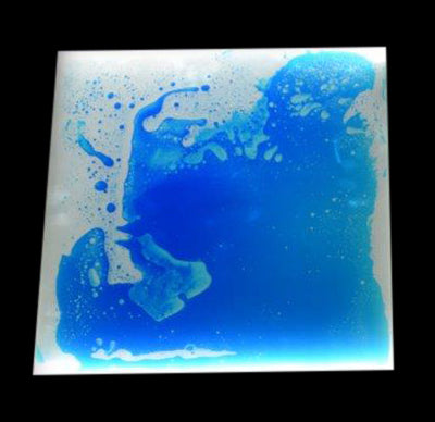 Light-Up Liquid Filled Sensory Floor Tile-AllSensory, Calming and Relaxation, Helps With, Lumina, Matrix Group, Sensory Floor Tiles, Sensory Flooring, Sensory Light Up Toys, Sensory Processing Disorder, Teen Sensory Weighted & Deep Pressure, Visual Sensory Toys-Blue/White-Learning SPACE