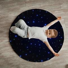 Lumina Round LED Carpet-Lumina, Mats & Rugs, Plain Carpet, Round, Rugs, Sensory Flooring-Learning SPACE