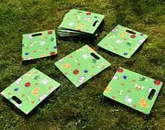 MIni Beast Pads - Set of 16-Bean Bags & Cushions, Calmer Classrooms, Classroom Packs, Cushions, Forest School & Outdoor Garden Equipment, Helps With, Sensory Flooring, Sensory Garden, Sit Mats, Square, World & Nature-Learning SPACE