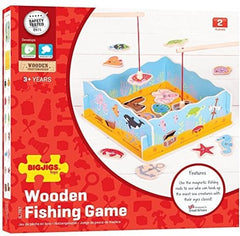 Magnetic Wooden Fishing Game with Base-Additional Need, Bigjigs Toys, Early years Games & Toys, Fine Motor Skills, Gifts For 2-3 Years Old, Gifts For 3-5 Years Old, Helps With, Primary Games & Toys, Sound. Peg & Inset Puzzles, Stock, Strength & Co-Ordination, Table Top & Family Games-Learning SPACE