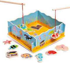 Magnetic Wooden Fishing Game with Base-Additional Need, Bigjigs Toys, Early years Games & Toys, Fine Motor Skills, Gifts For 2-3 Years Old, Gifts For 3-5 Years Old, Helps With, Primary Games & Toys, Sound. Peg & Inset Puzzles, Stock, Strength & Co-Ordination, Table Top & Family Games-Learning SPACE
