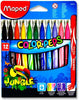 Maped Color'peps Jungle Colour Markers - Pk 12-Art Materials, Arts & Crafts, Drawing & Easels, Early Arts & Crafts, Maped Stationery, Primary Arts & Crafts, Stock-Learning SPACE