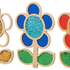 Mark Making Sequin Mirror and Daisy Frames-AllSensory, Calming and Relaxation, Helps With, Matrix Group, Nature Sensory Room, Sensory Mirrors, Sensory Seeking, Sensory Wall Panels & Accessories, Strength & Co-Ordination, TTS Toys-Blue-Learning SPACE
