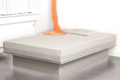 Massage Waterbed-Akva Waterbeds, Vibration & Massage, Waterbeds-Standard-White-Learning SPACE