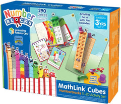 MathLink® Cubes Numberblocks 11-20 Activity Set-Addition & Subtraction, Counting Numbers & Colour, Dyscalculia, Early Years Maths, Learning Activity Kits, Learning Resources, Maths, Multiplication & Division, Neuro Diversity, Primary Maths, S.T.E.M-Learning SPACE