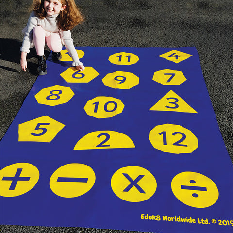 Maths In The Playground-Classroom Packs, EDUK8, Maths, Playground, Playground Equipment, Playground Wall Art & Signs, Primary Maths-Learning SPACE