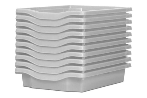 Monarch Trays Multi Packs-Monarch UK, Trays-Single (10Pack)-Light Grey-Learning SPACE