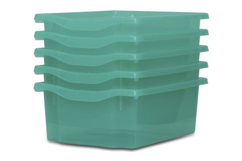 Monarch Trays Multi Packs-Monarch UK, Trays-Double (5 Pack)-Aqua Tint-Learning SPACE