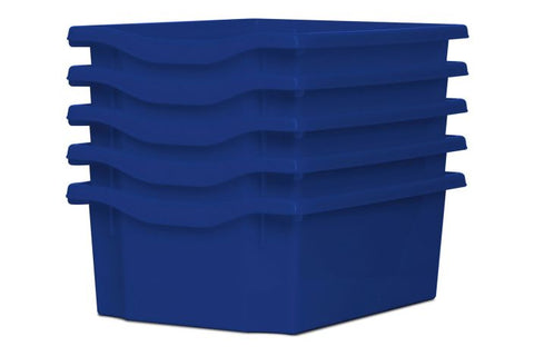 Monarch Trays Multi Packs-Monarch UK, Trays-Double (5 Pack)-Blue-Learning SPACE