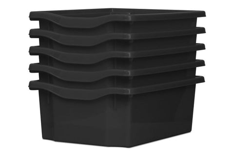 Monarch Trays Multi Packs-Monarch UK, Trays-Double (5 Pack)-Dark Grey-Learning SPACE
