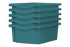 Monarch Trays Multi Packs-Monarch UK, Trays-Double (5 Pack)-Metal Blue-Learning SPACE