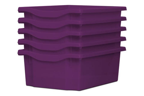 Monarch Trays Multi Packs-Monarch UK, Trays-Double (5 Pack)-Purple-Learning SPACE