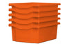 Monarch Trays Multi Packs-Monarch UK, Trays-Double (5 Pack)-Tangerine-Learning SPACE